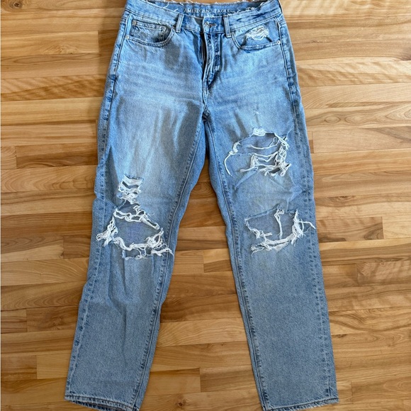 American Eagle Outfitters Denim - American Eagle Women's Low Rise Straight Leg Jeans